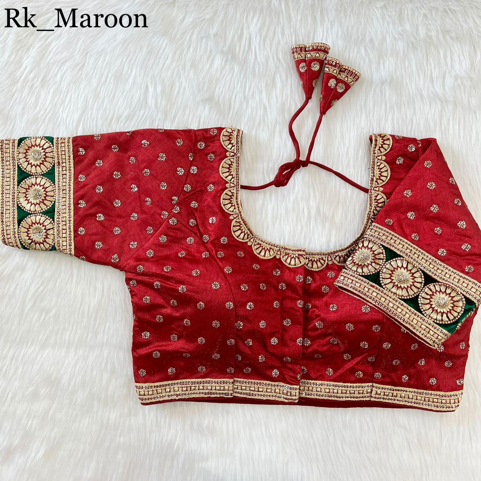 New Heavy Emboss Work Blouse - Anant Exports