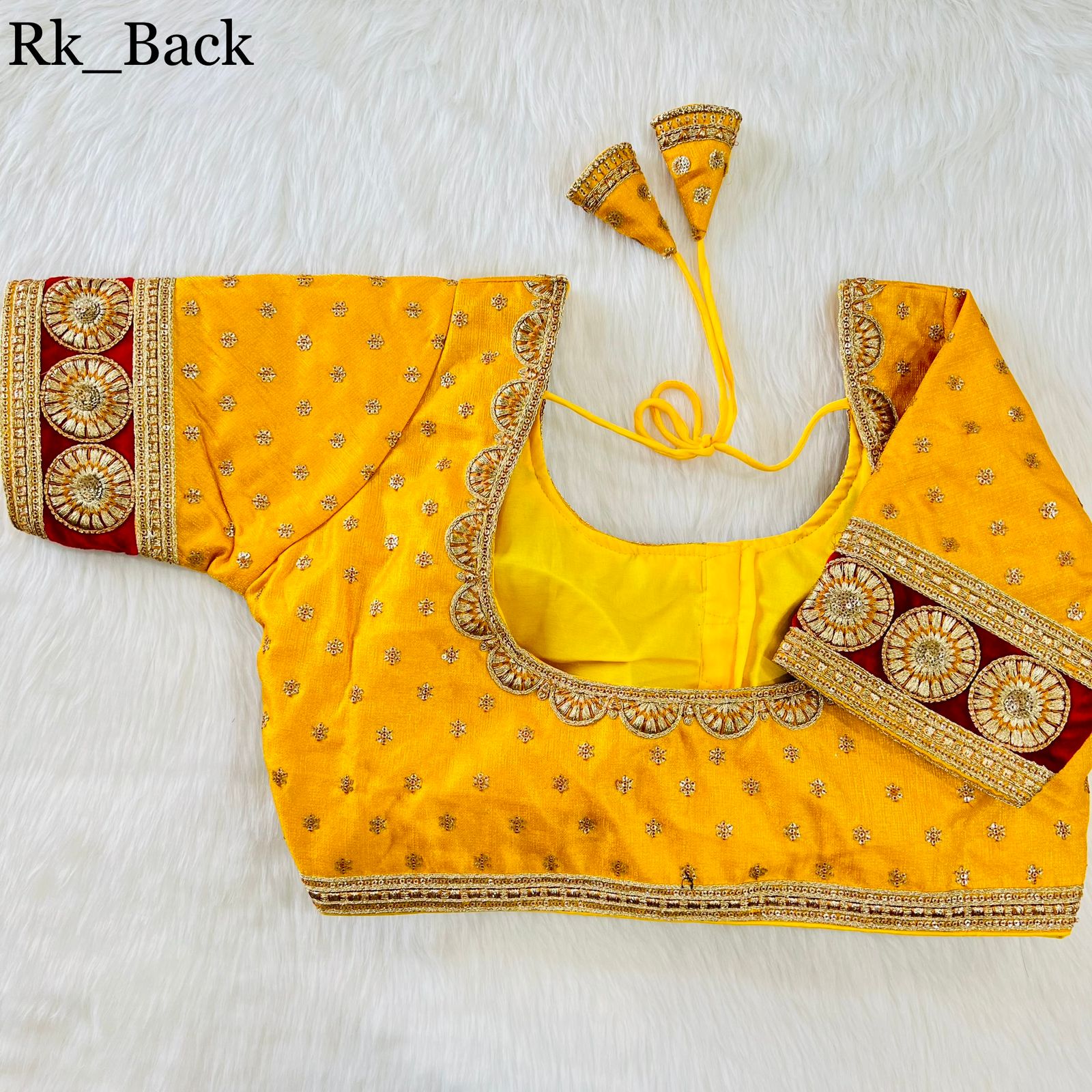 New Heavy Emboss Work Blouse