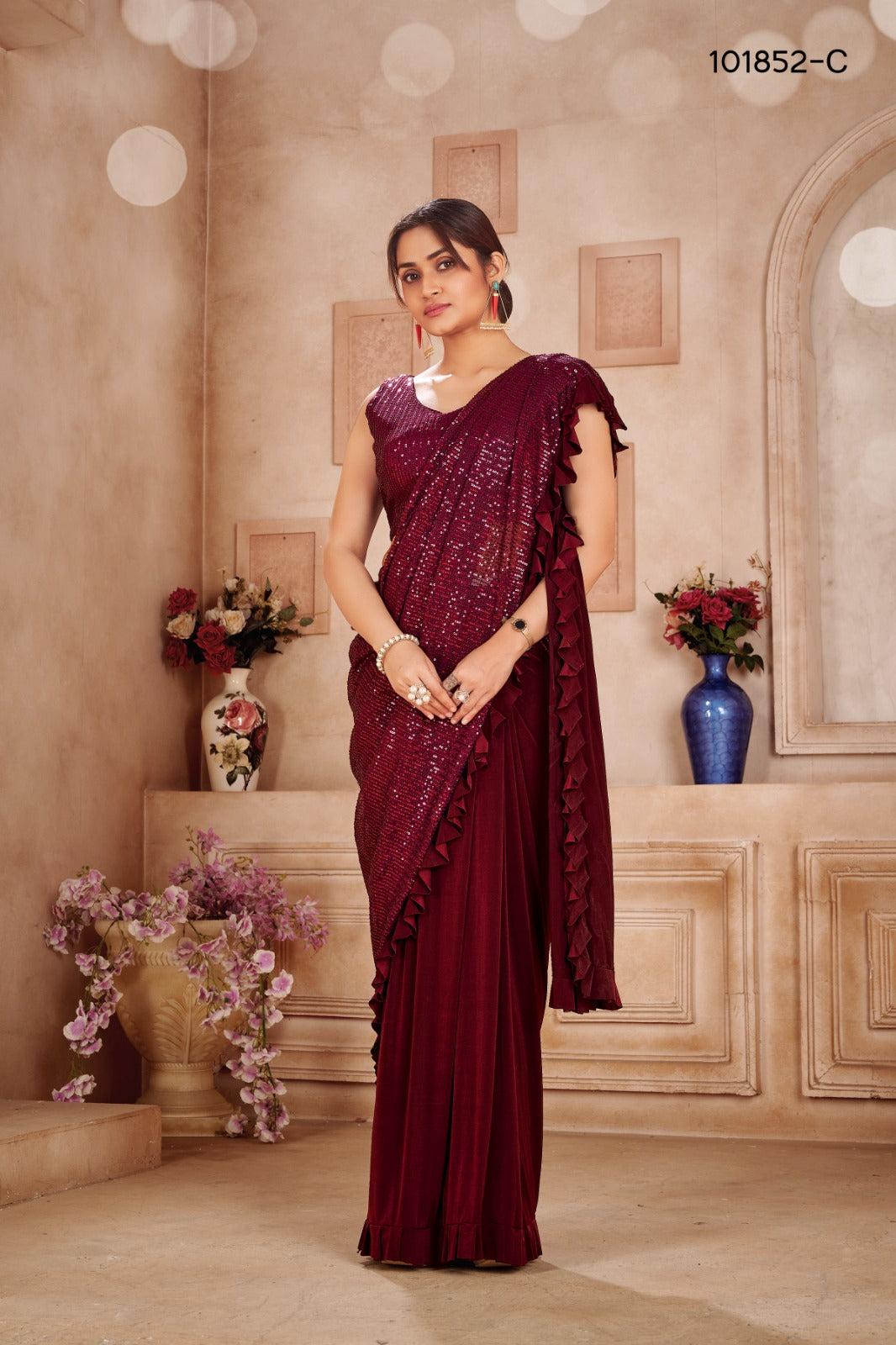 READY TO WEAR SAREE D.NO 101852-C