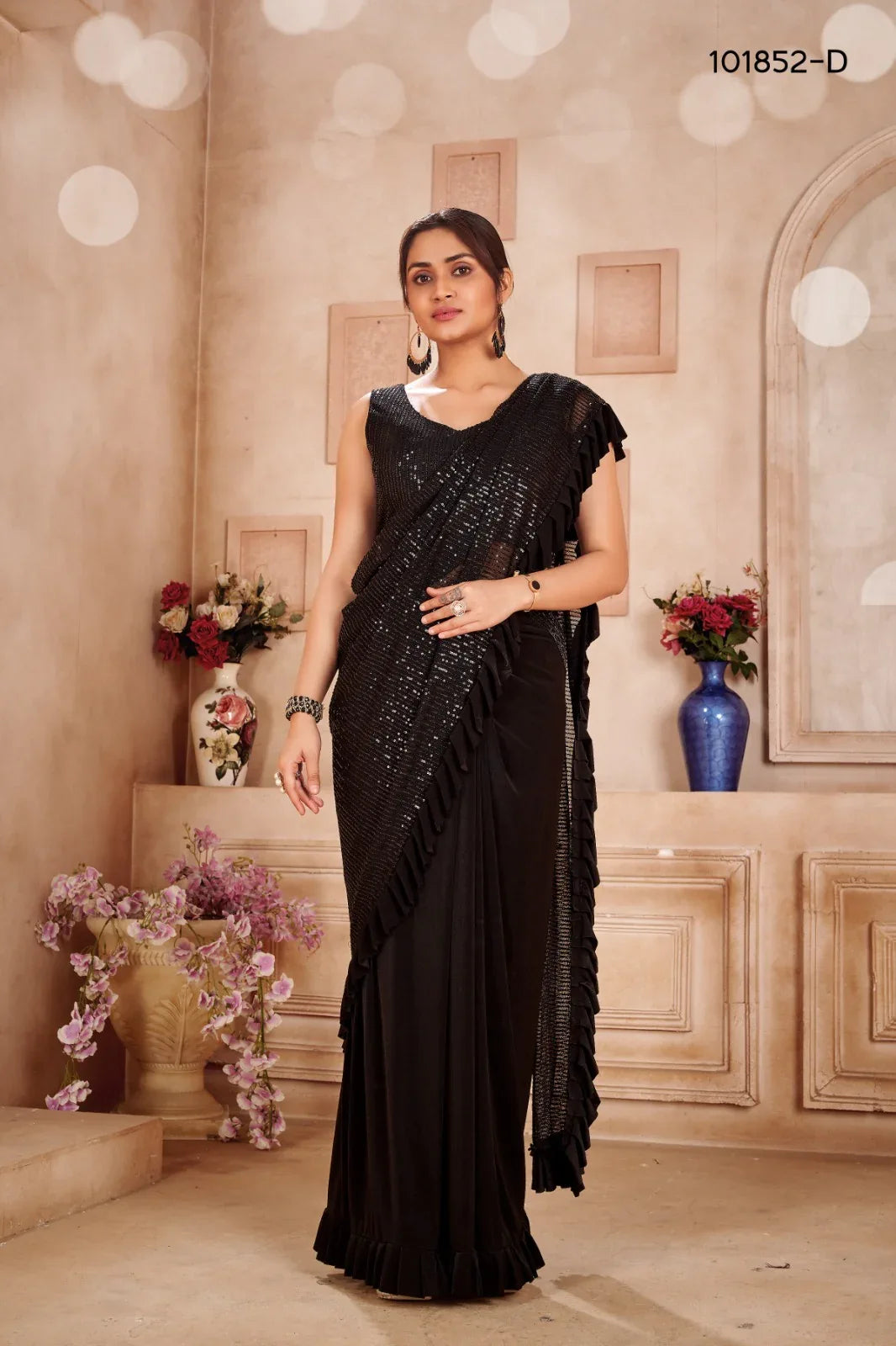 READY TO WEAR SAREE D.NO 101852-D - Anant Exports