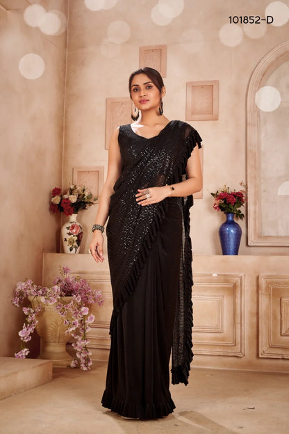 READY TO WEAR SAREE D.NO 101852-D - Anant Exports