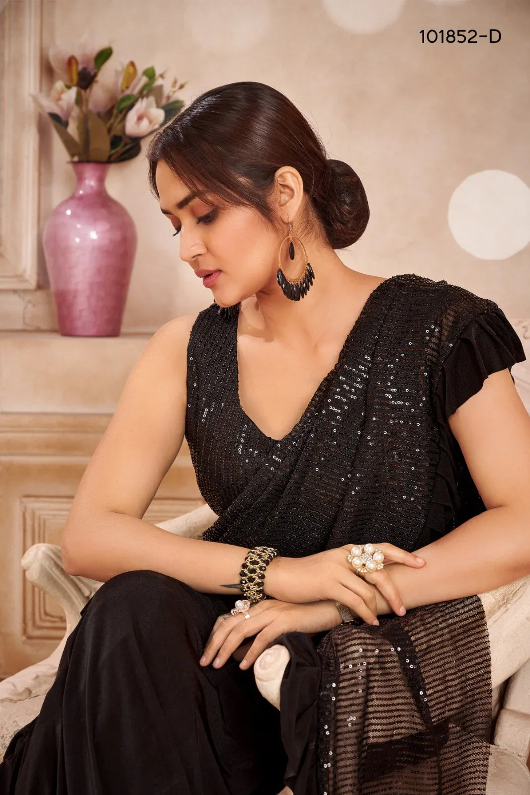READY TO WEAR SAREE D.NO 101852-D - Anant Exports
