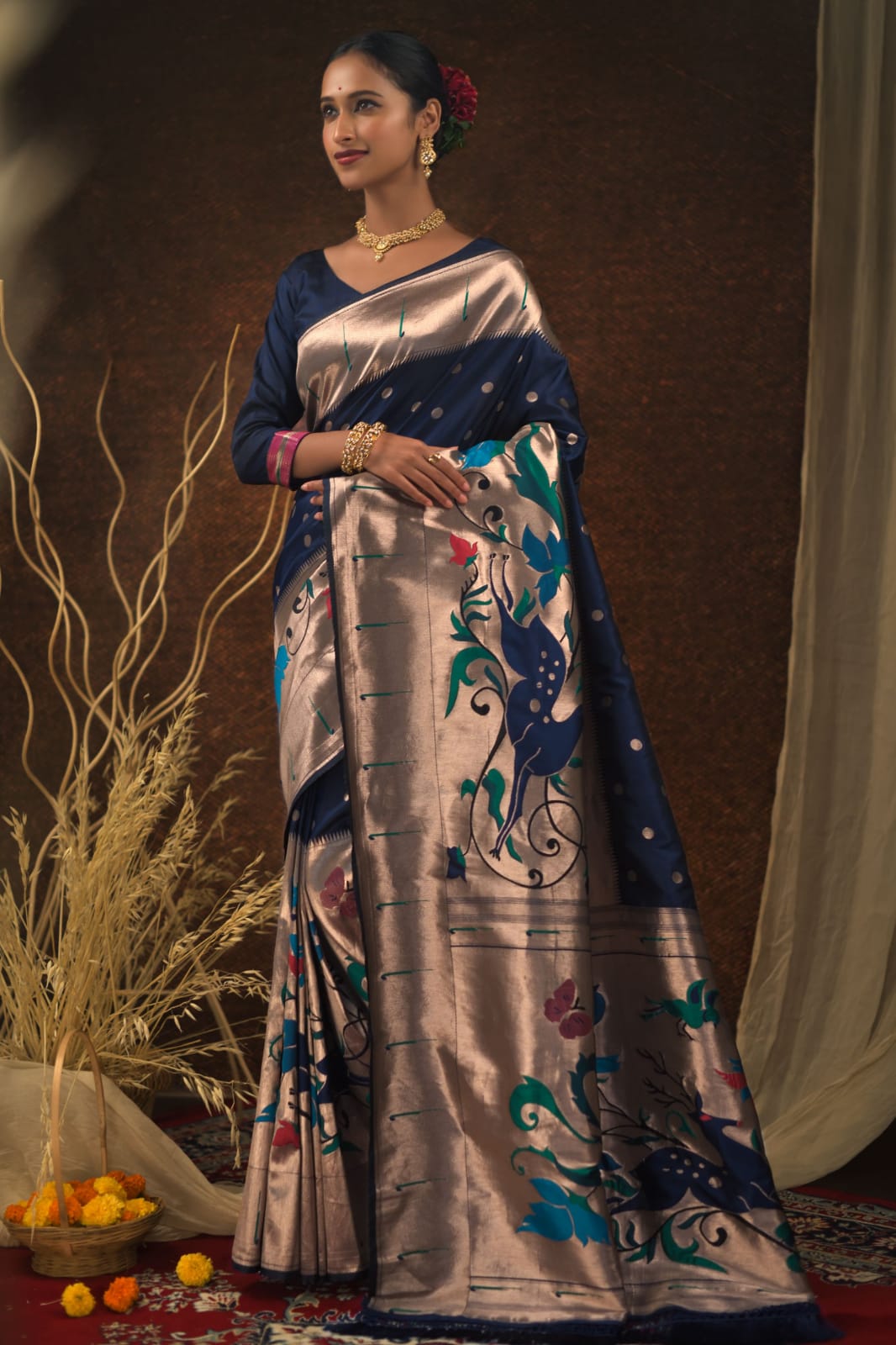 Banarasi Soft Silk Paithani Saree