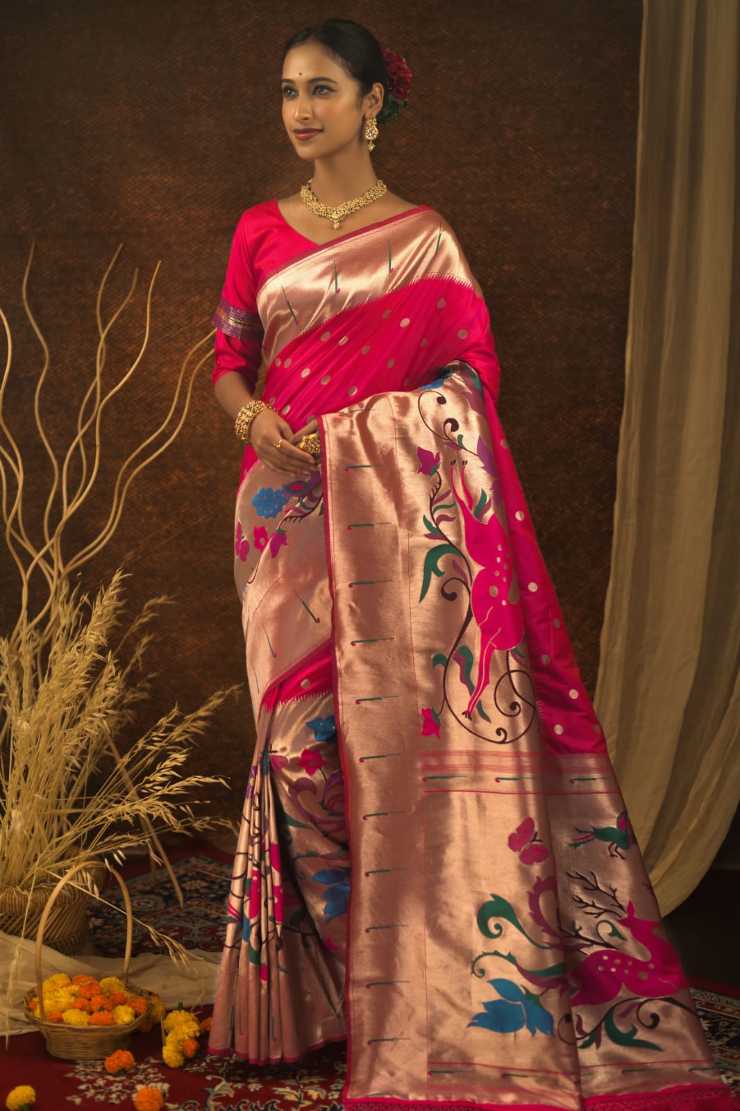 Banarasi Soft Silk Paithani Saree