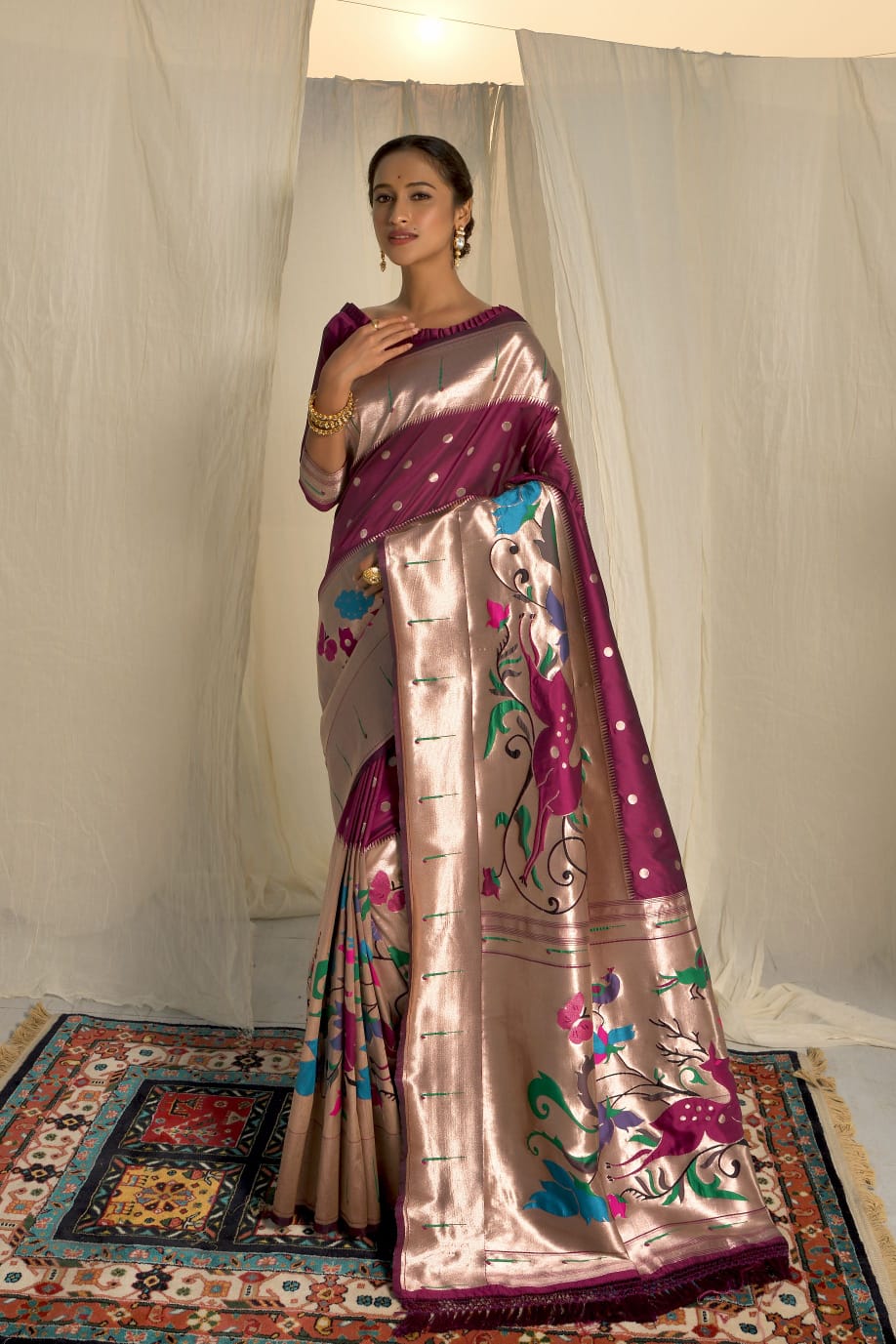Banarasi Soft Silk Paithani Saree