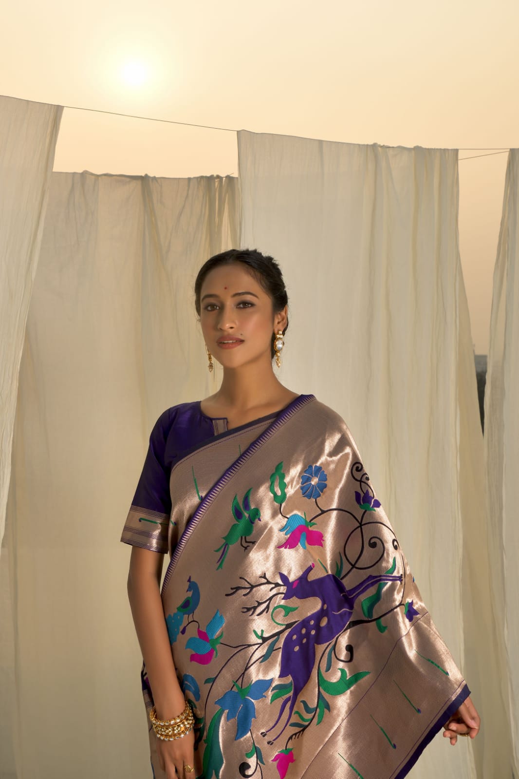 Banarasi Soft Silk Paithani Saree