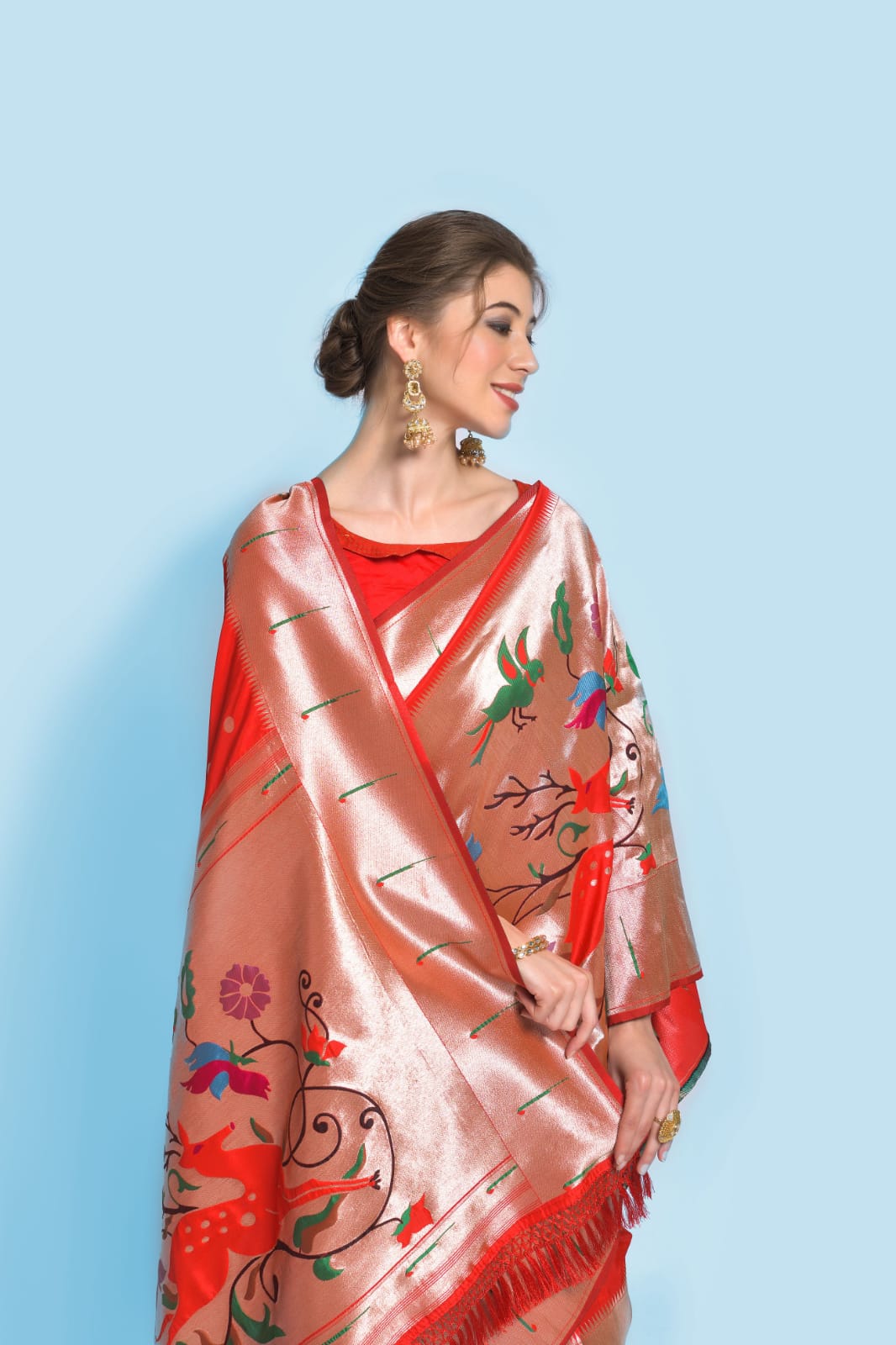 Banarasi Soft Silk Paithani Saree