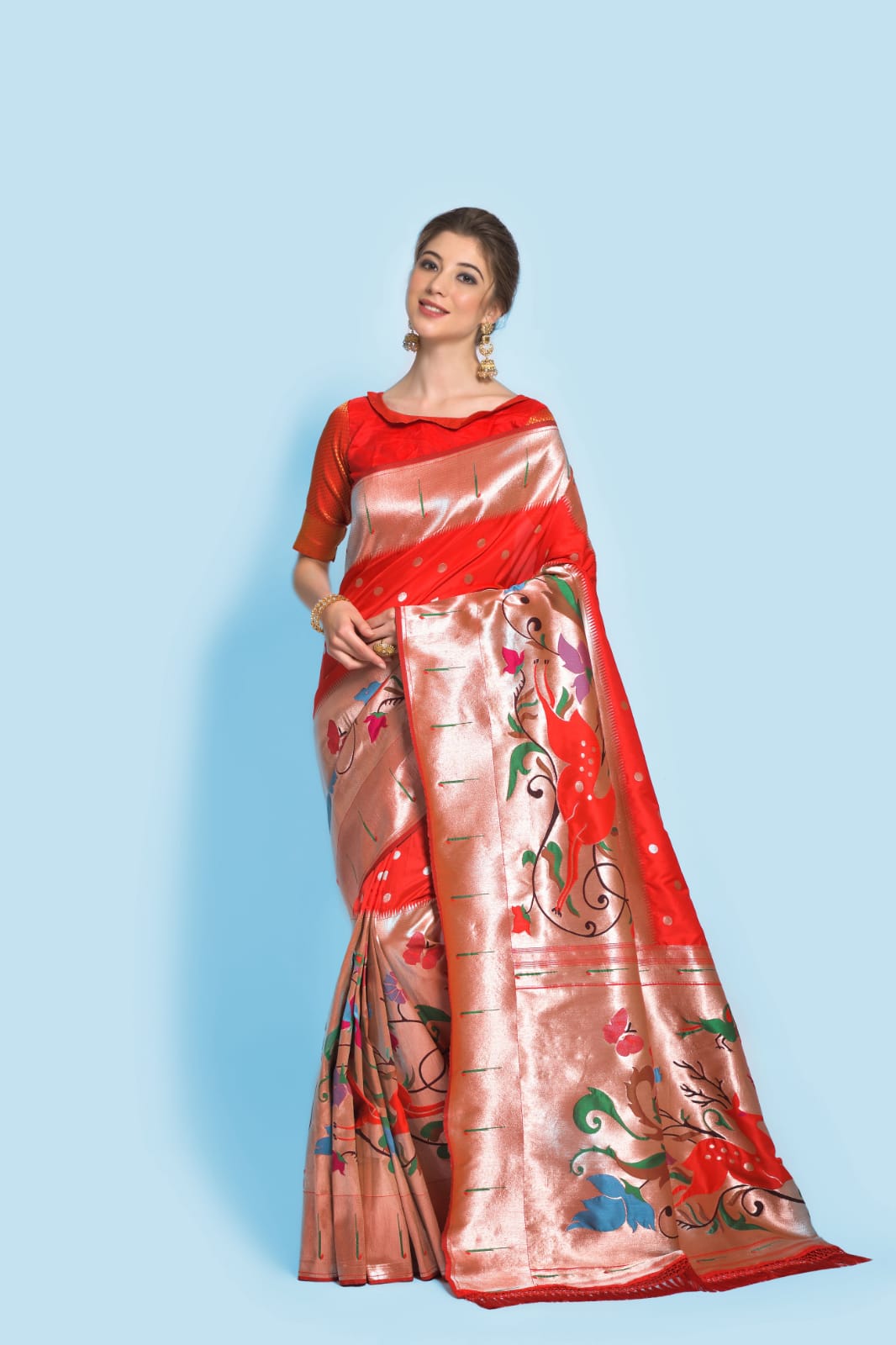 Banarasi Soft Silk Paithani Saree