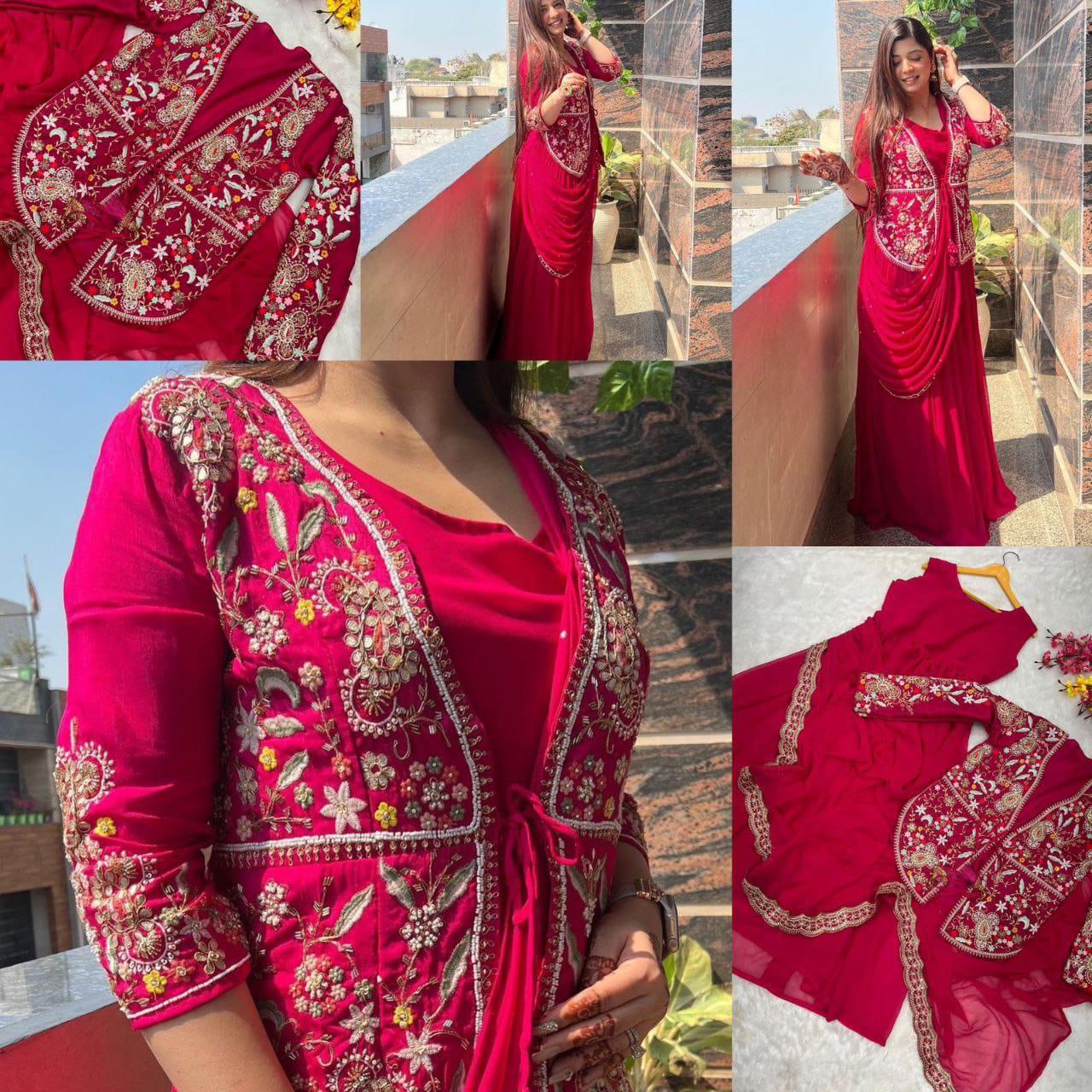 Exclusive Party Wear Designer Gown D.No-8053 - Anant Exports