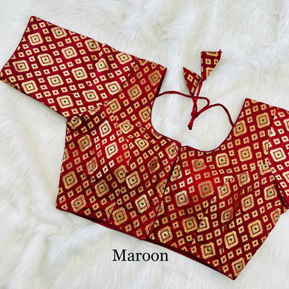 Banarasi Jacquard Blouse - Anant Exports