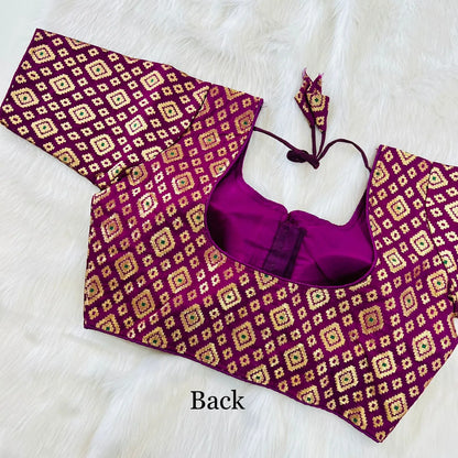 Banarasi Jacquard Blouse - Anant Exports