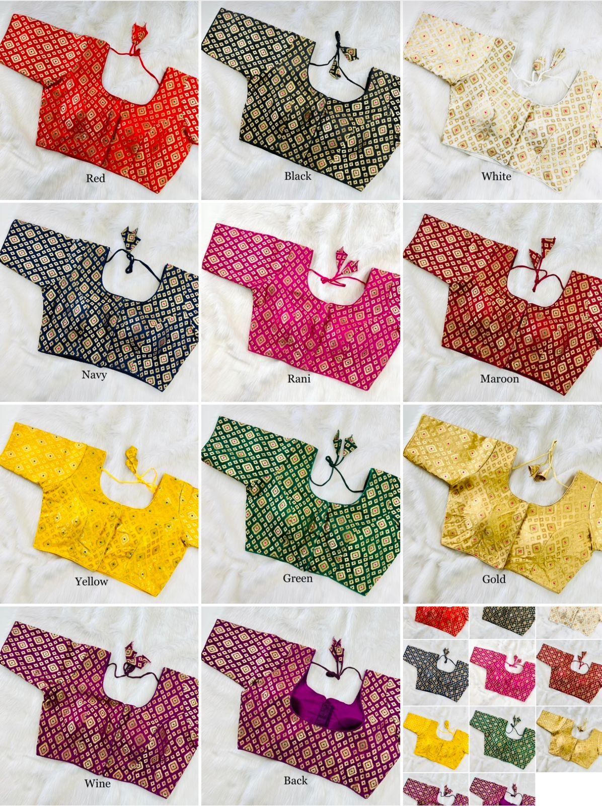 Banarasi Jacquard Blouse - Anant Exports