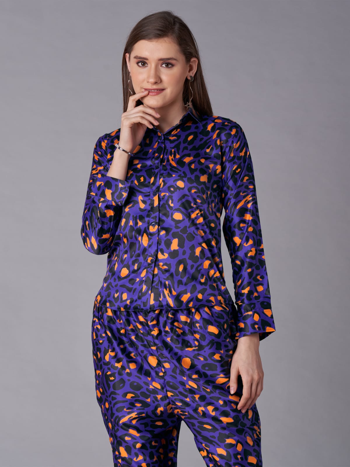 Women's Fancy Western Night Suit