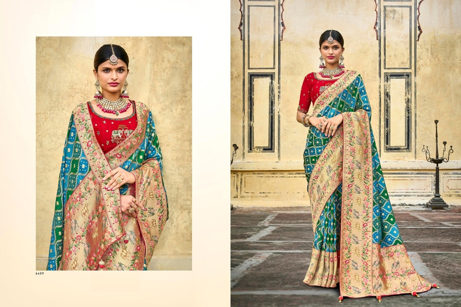 Rangrez Designer Occasion Wear Saree D.No 6409