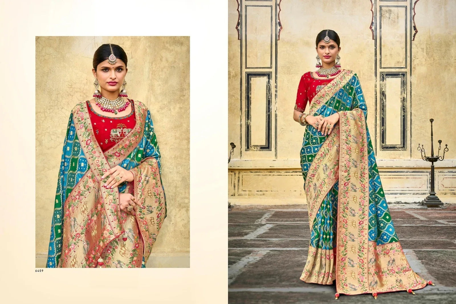 Rangrez Designer Occasion Wear Saree D.No 6409 - Anant Exports
