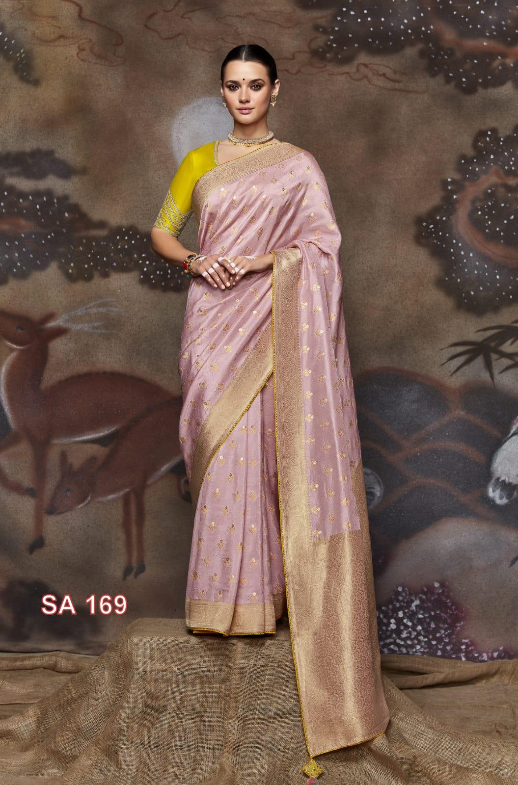 Morni Wedding Wear Saree D.No SA-169 - Anant Exports