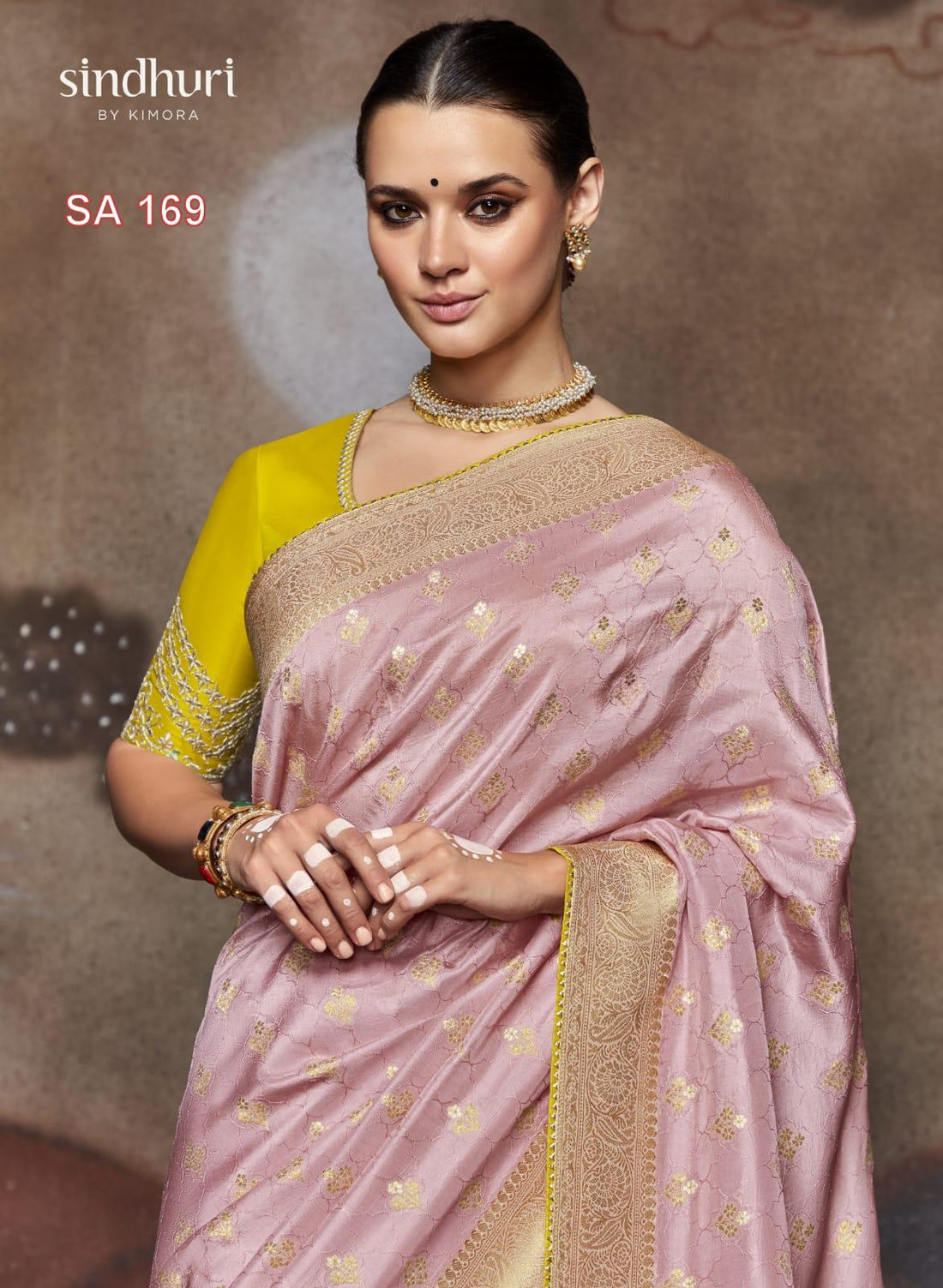 Morni Wedding Wear Saree D.No SA-169 - Anant Exports