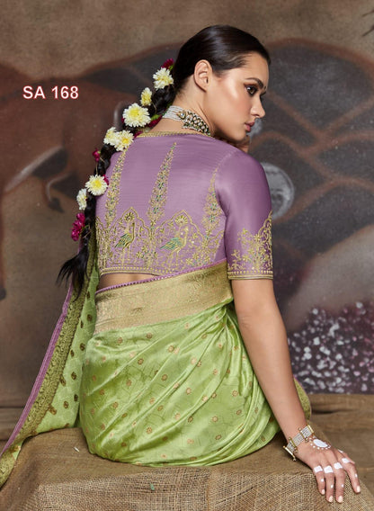 Morni Wedding Wear Saree D.No SA-168 - Anant Exports