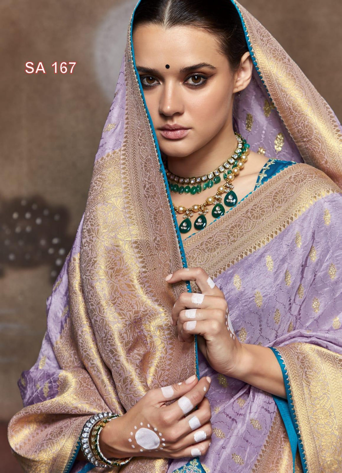 Morni Wedding Wear Saree D.No SA-167 - Anant Exports