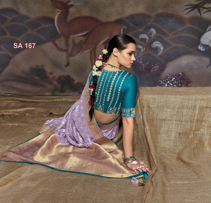 Morni Wedding Wear Saree D.No SA-167 - Anant Exports