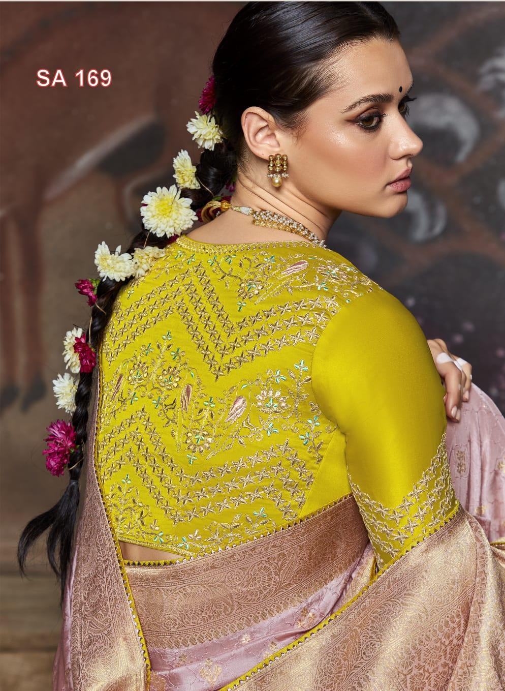 Morni Wedding Wear Saree D.No SA-169 - Anant Exports