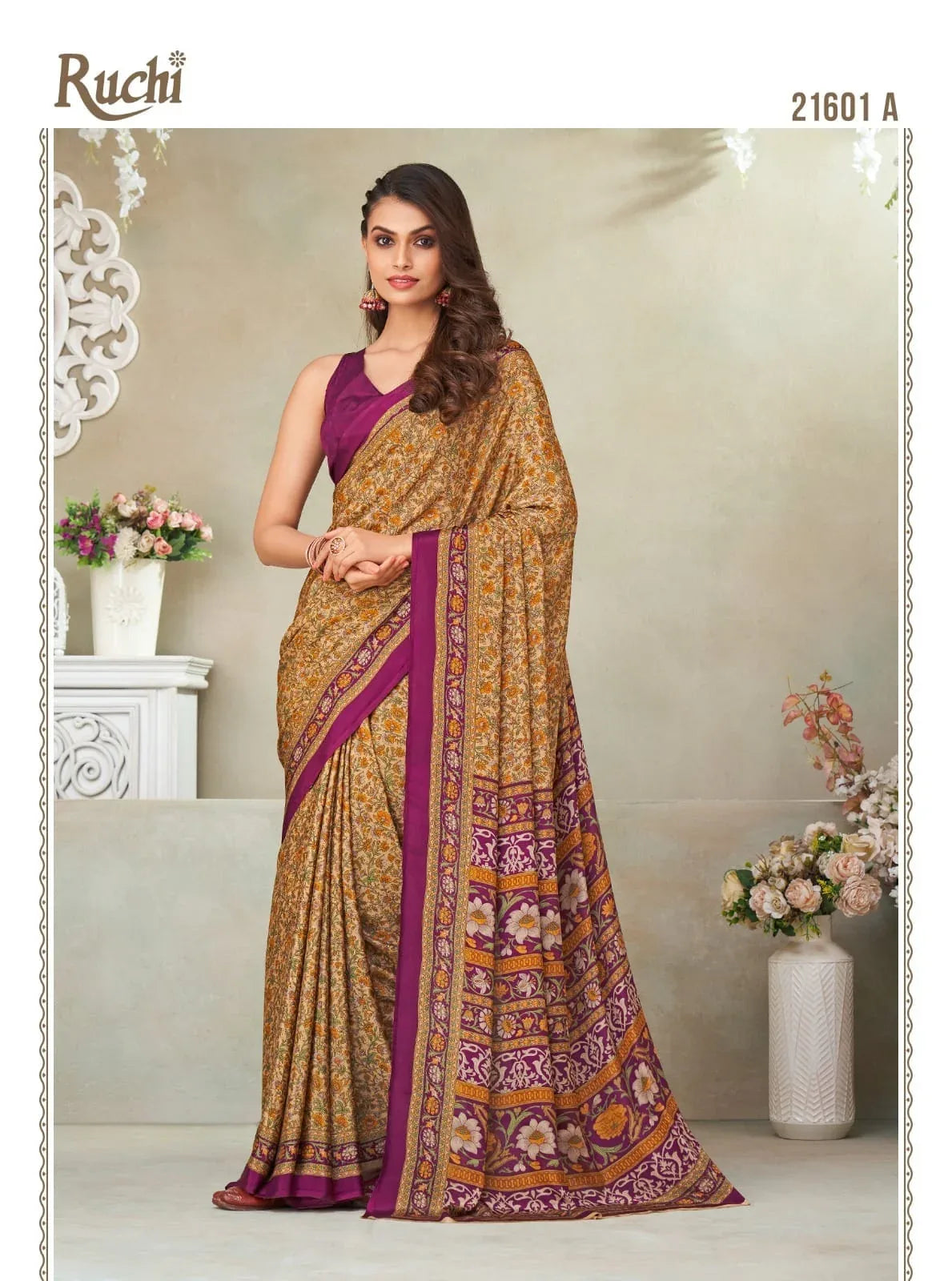 Ruchi Vivanta Silk 17 Fancy Wear Saree - Anant Exports