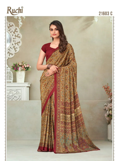 Ruchi Vivanta Silk 17 Fancy Wear Saree - Anant Exports
