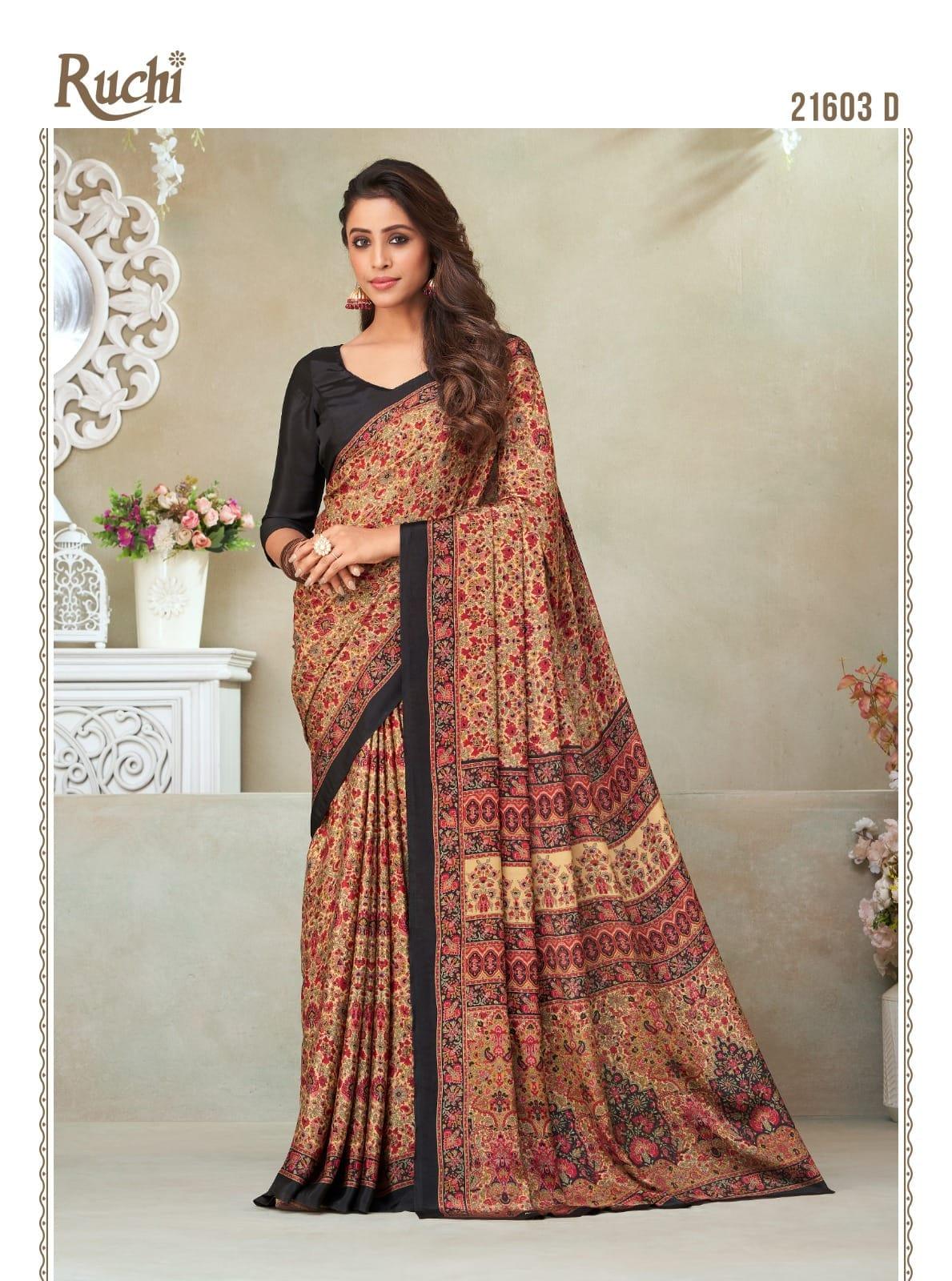 Ruchi Vivanta Silk 17 Fancy Wear Saree - Anant Exports