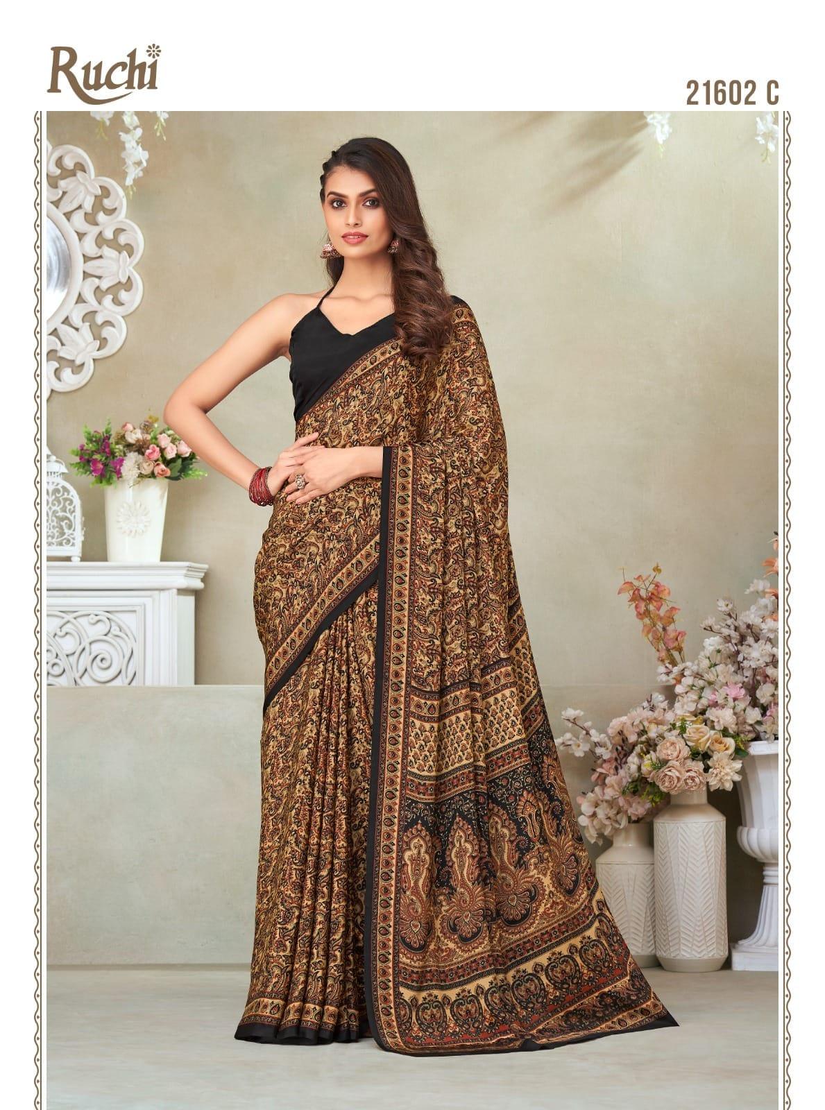 Ruchi Vivanta Silk 17 Fancy Wear Saree - Anant Exports