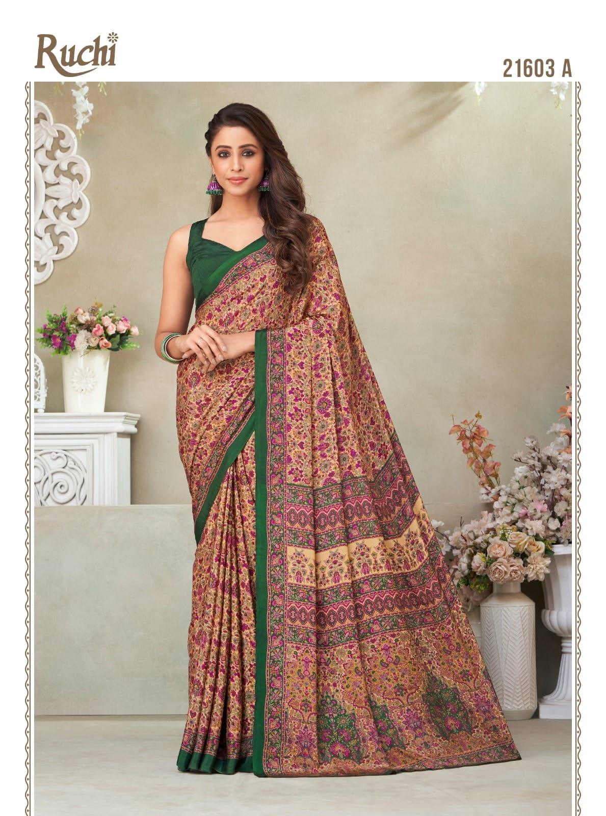 Ruchi Vivanta Silk 17 Fancy Wear Saree - Anant Exports