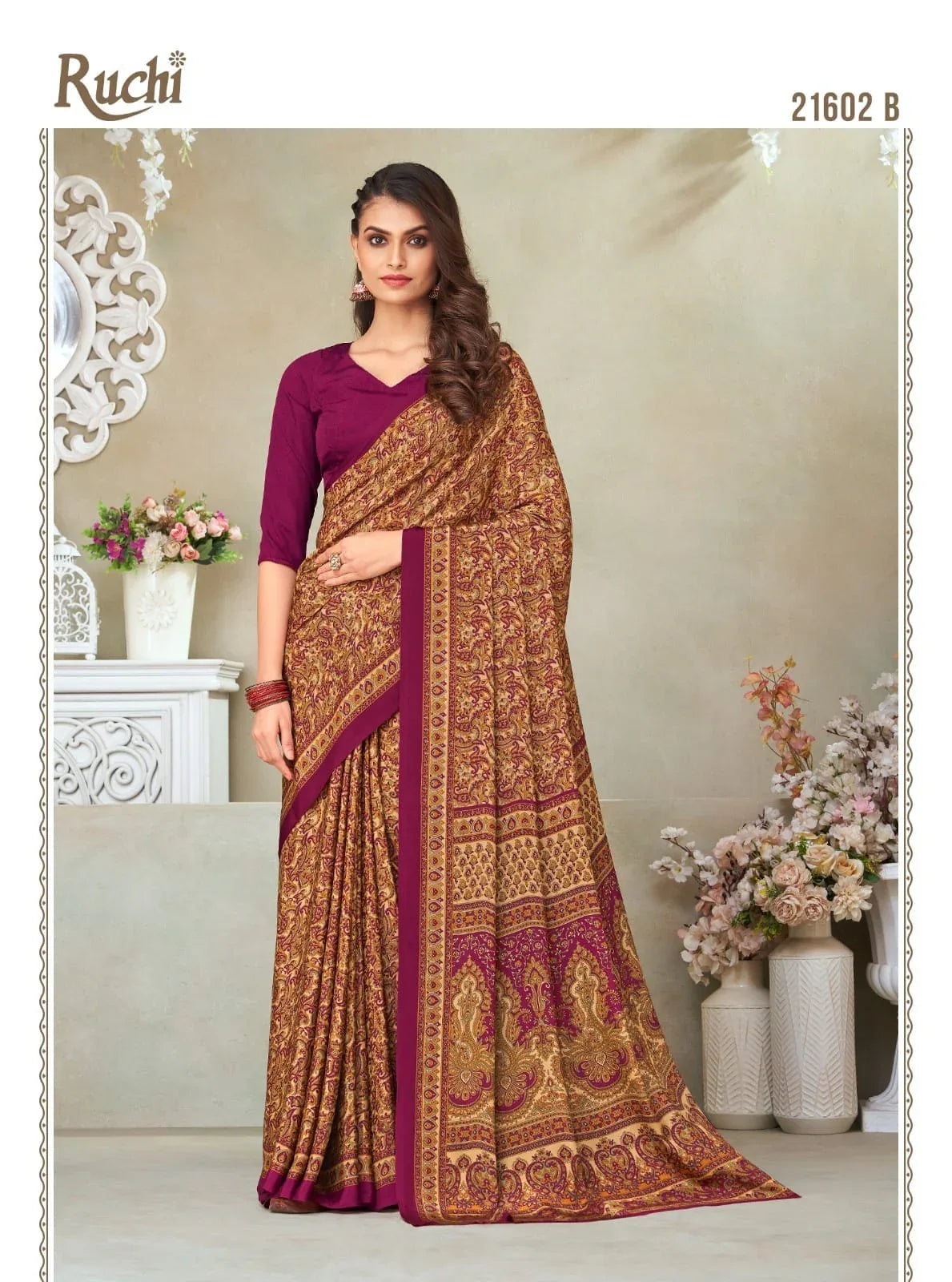 Ruchi Vivanta Silk 17 Fancy Wear Saree - Anant Exports