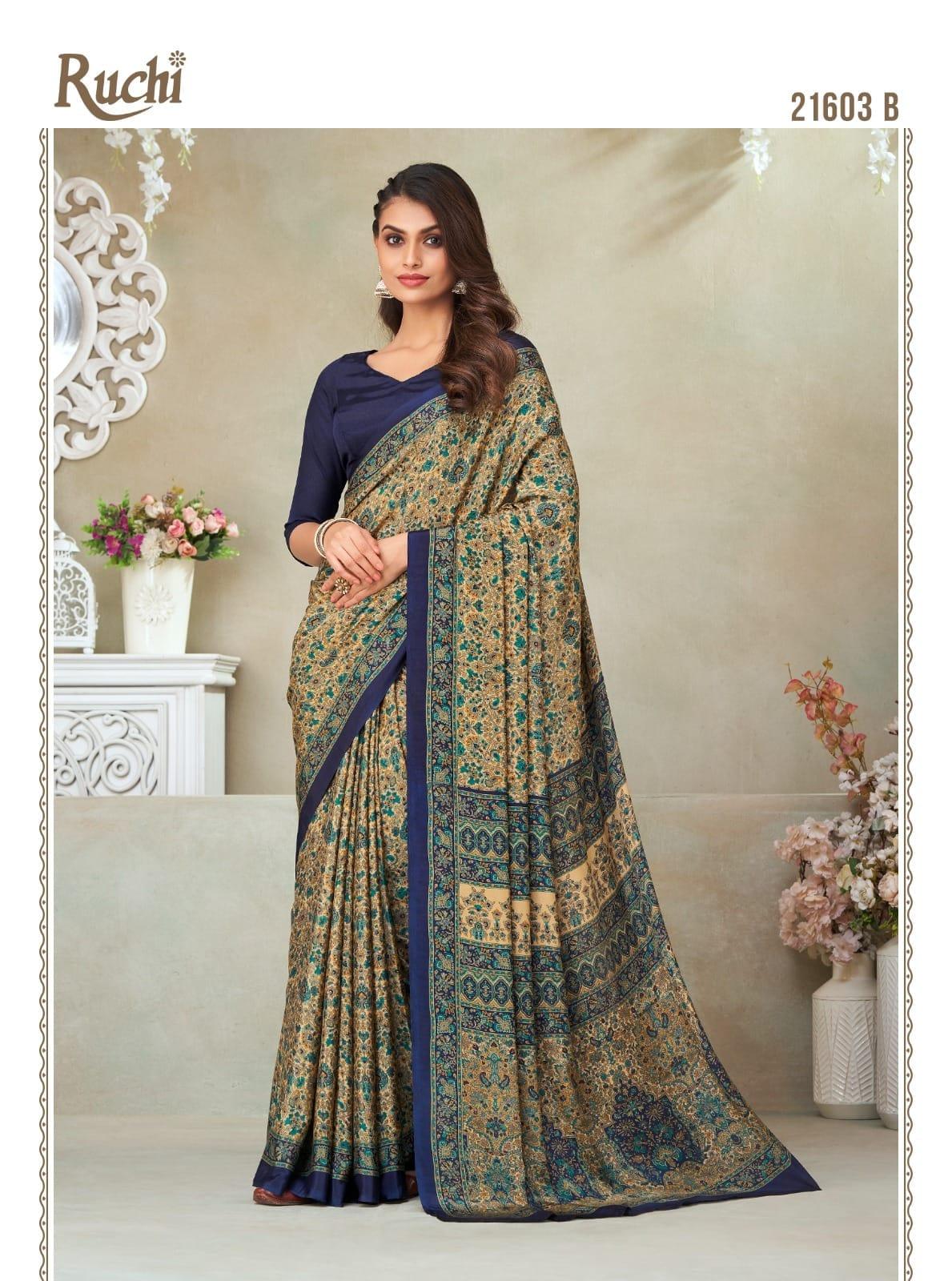 Ruchi Vivanta Silk 17 Fancy Wear Saree - Anant Exports