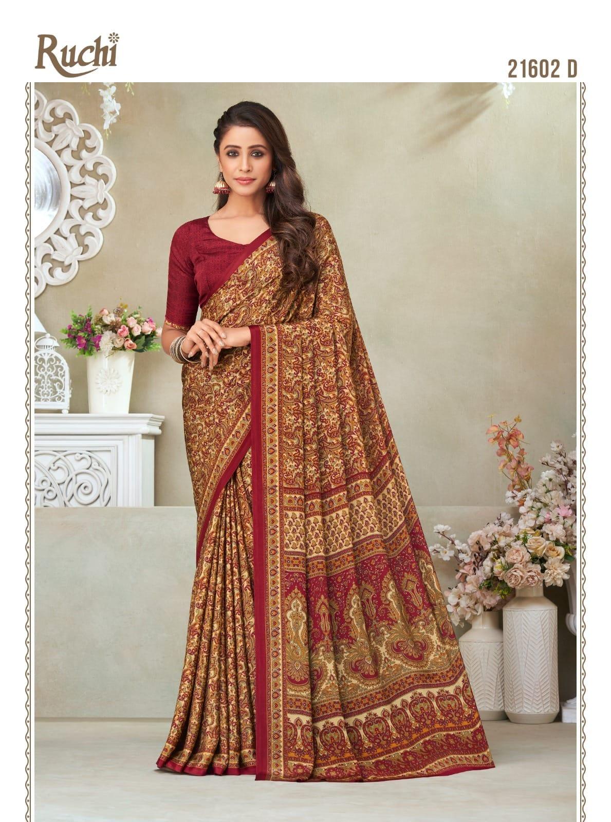 Ruchi Vivanta Silk 17 Fancy Wear Saree - Anant Exports