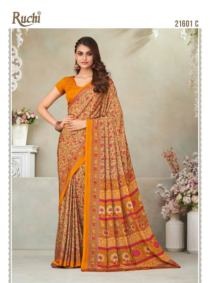 Ruchi Vivanta Silk 17 Fancy Wear Saree - Anant Exports