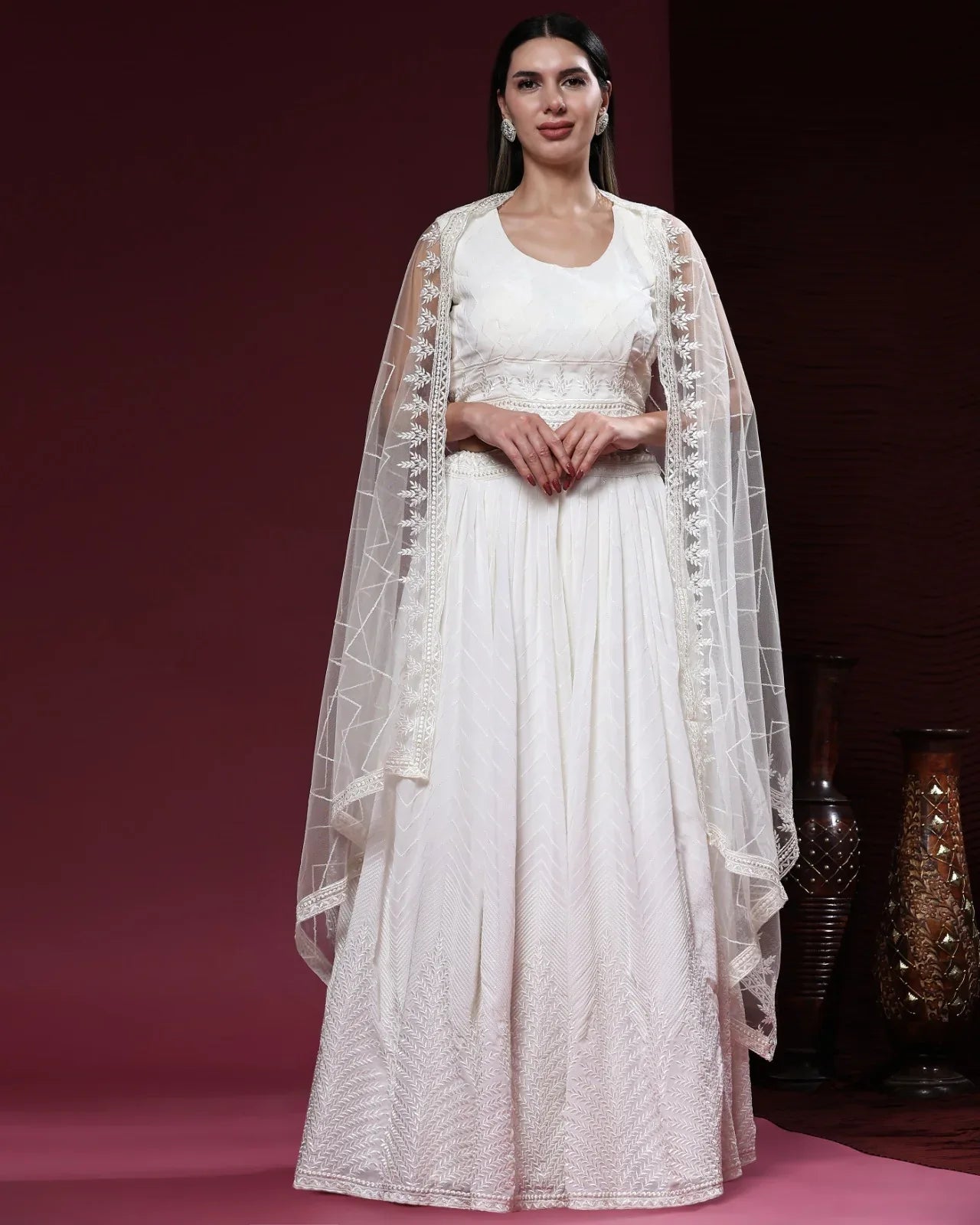 READYMADE CROP TOP LEHENGA D.NO C1955 - Anant Exports