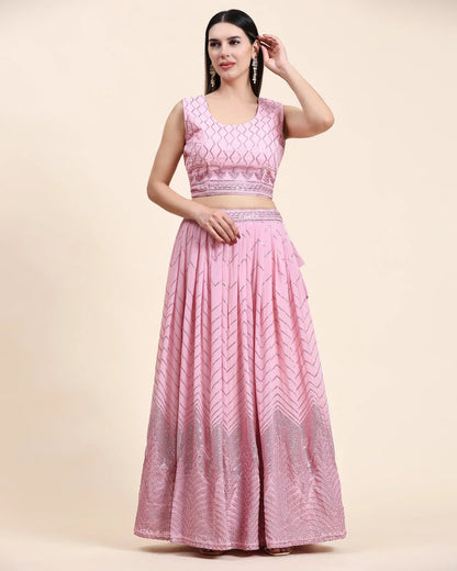 READYMADE CROP TOP LEHENGA D.NO C1955 - Anant Exports