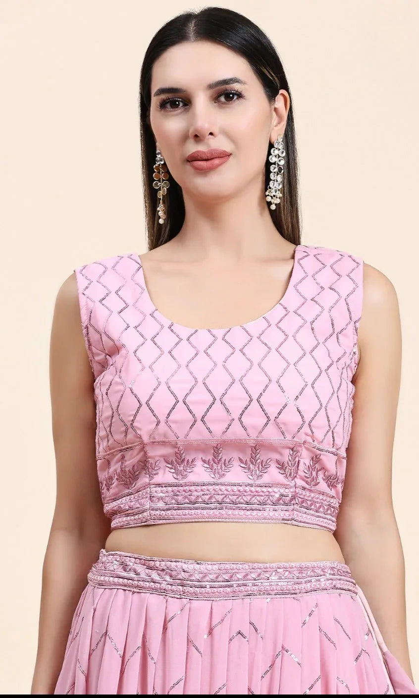 READYMADE CROP TOP LEHENGA D.NO C1955 - Anant Exports