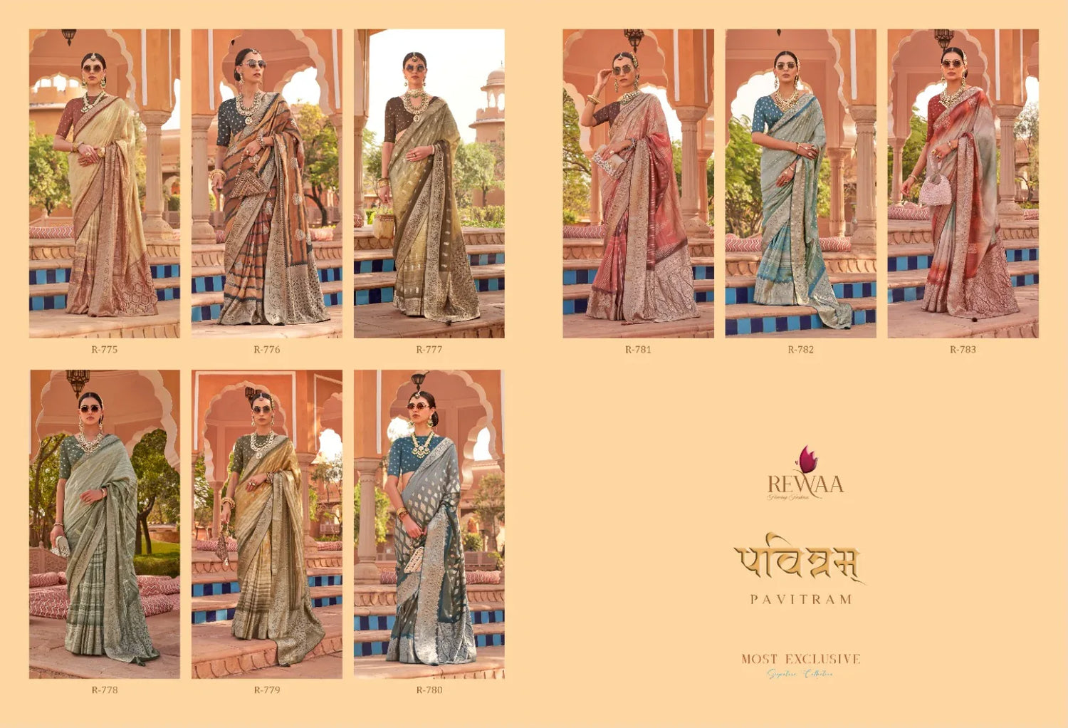 REWAA PAVITRAM SOFT KACHHI SILK SAREE - Anant Exports