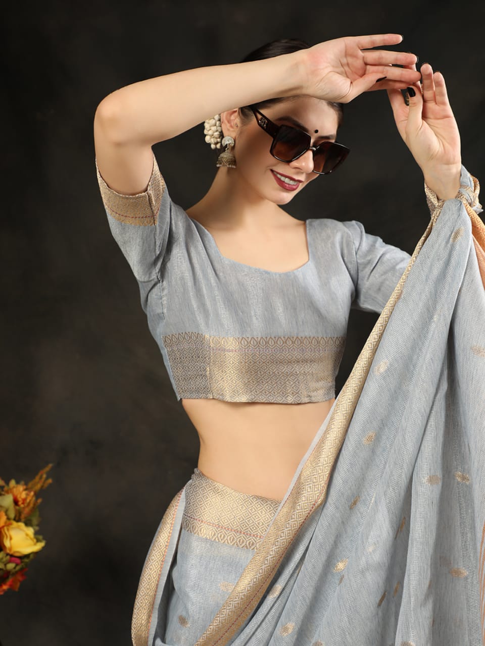 Fancy Wear Silk Weaving Saree