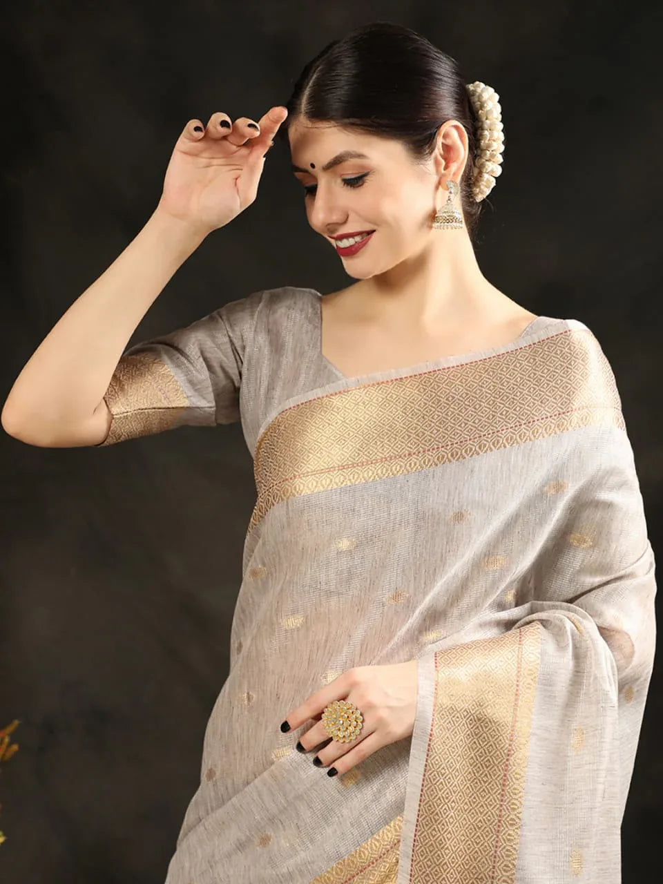 Fancy Wear Silk Weaving Saree - Anant Exports