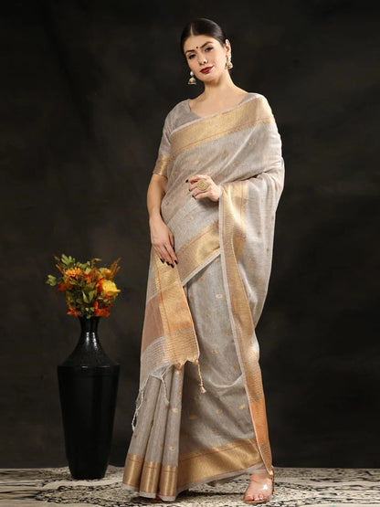 Fancy Wear Silk Weaving Saree - Anant Exports