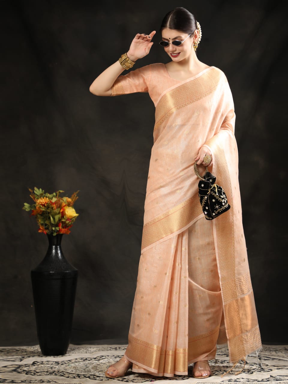 Fancy Wear Silk Weaving Saree