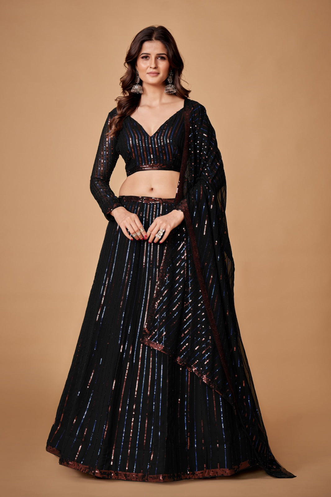 Singles 195 Fancy Occasion Wear Lehenga