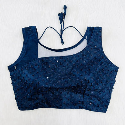 PARTY WEAR NET BLOUSE - Anant Exports