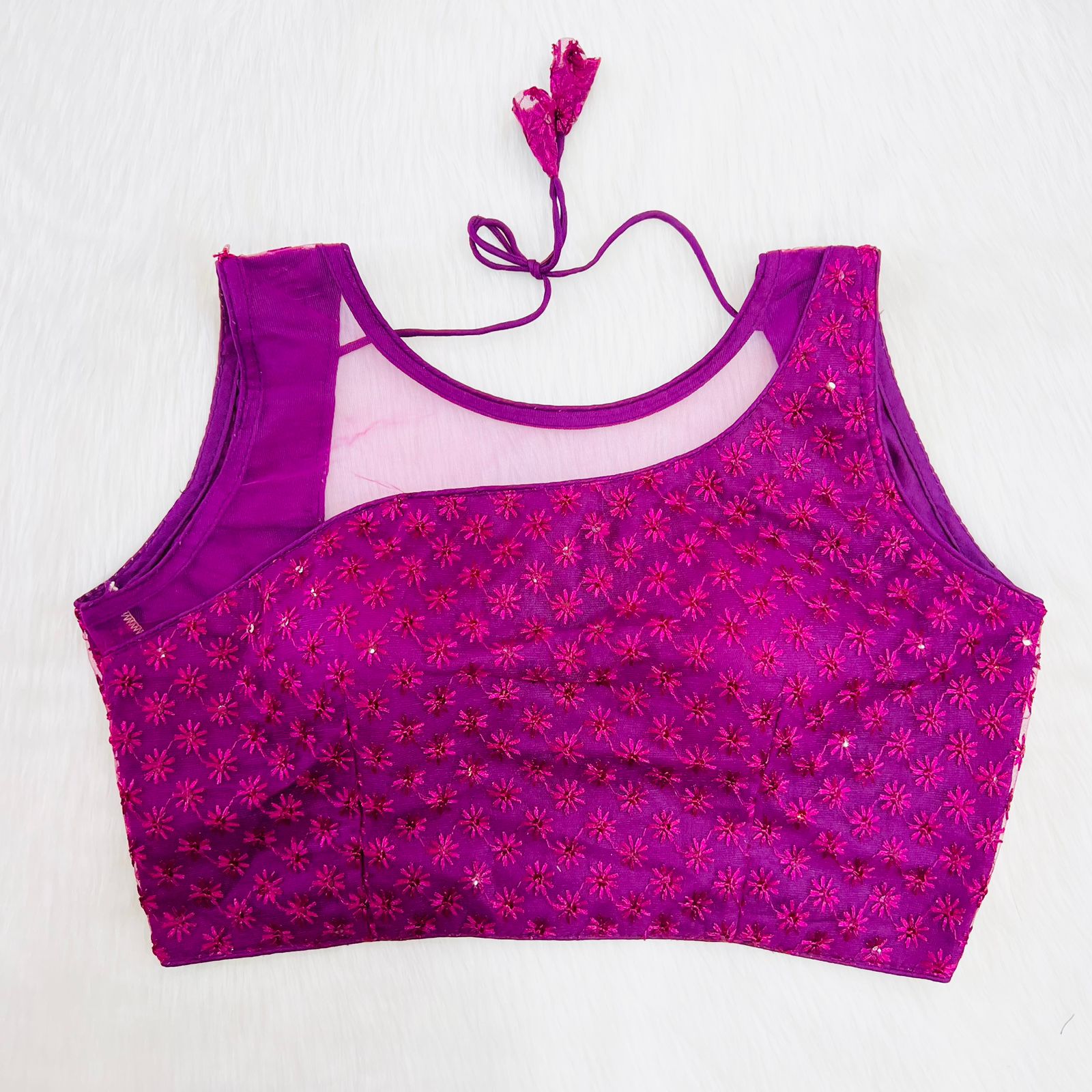 PARTY WEAR NET BLOUSE