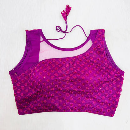 PARTY WEAR NET BLOUSE - Anant Exports