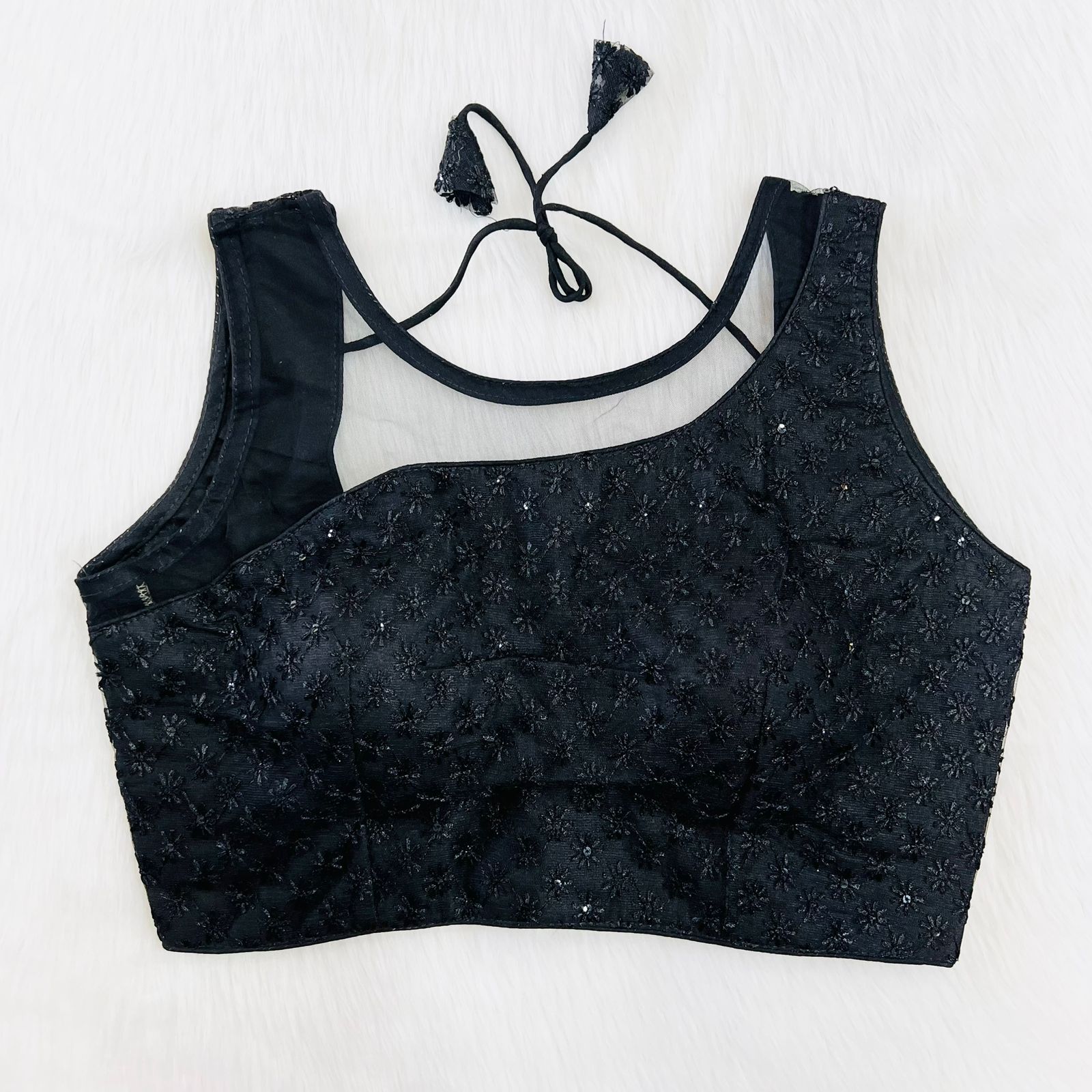PARTY WEAR NET BLOUSE