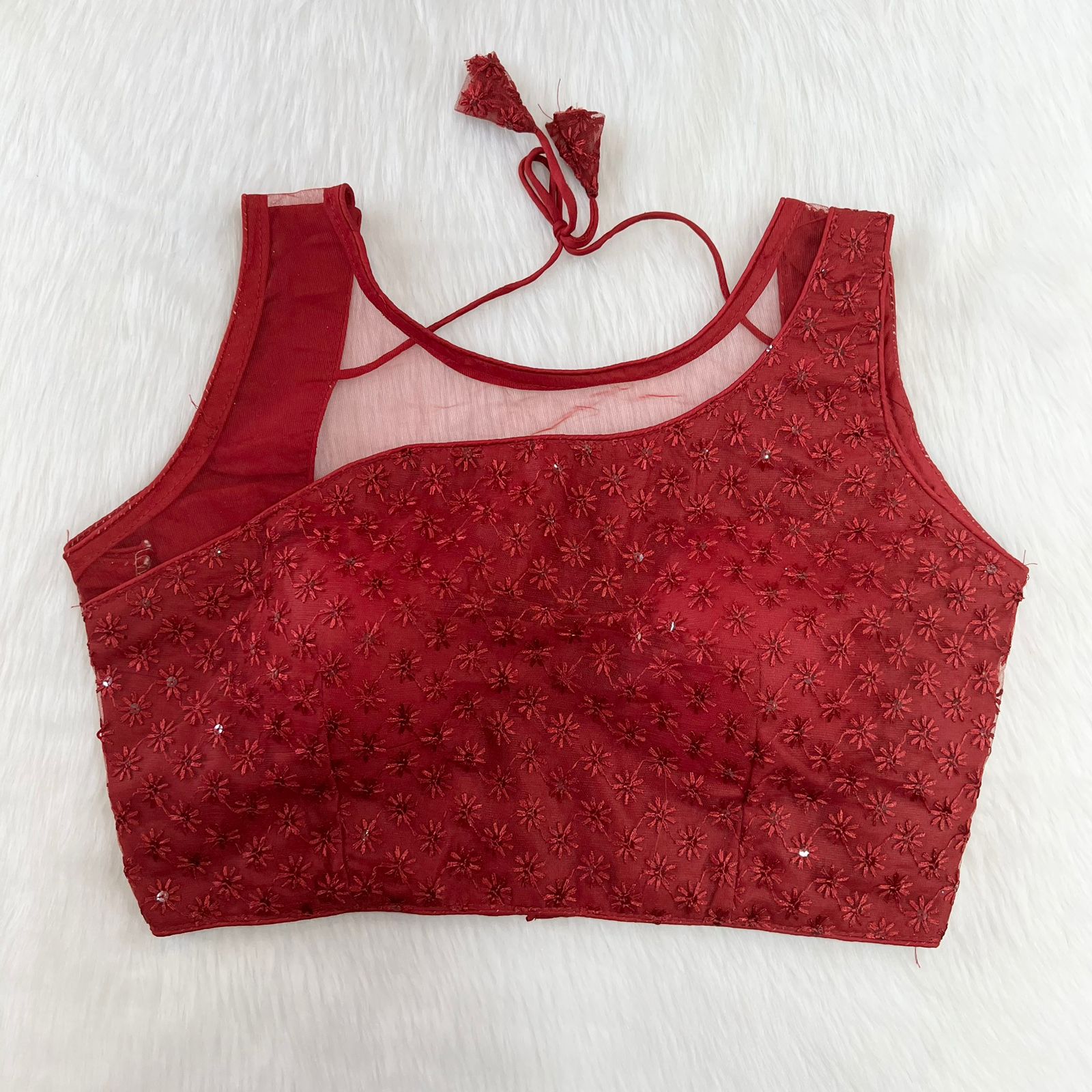 PARTY WEAR NET BLOUSE