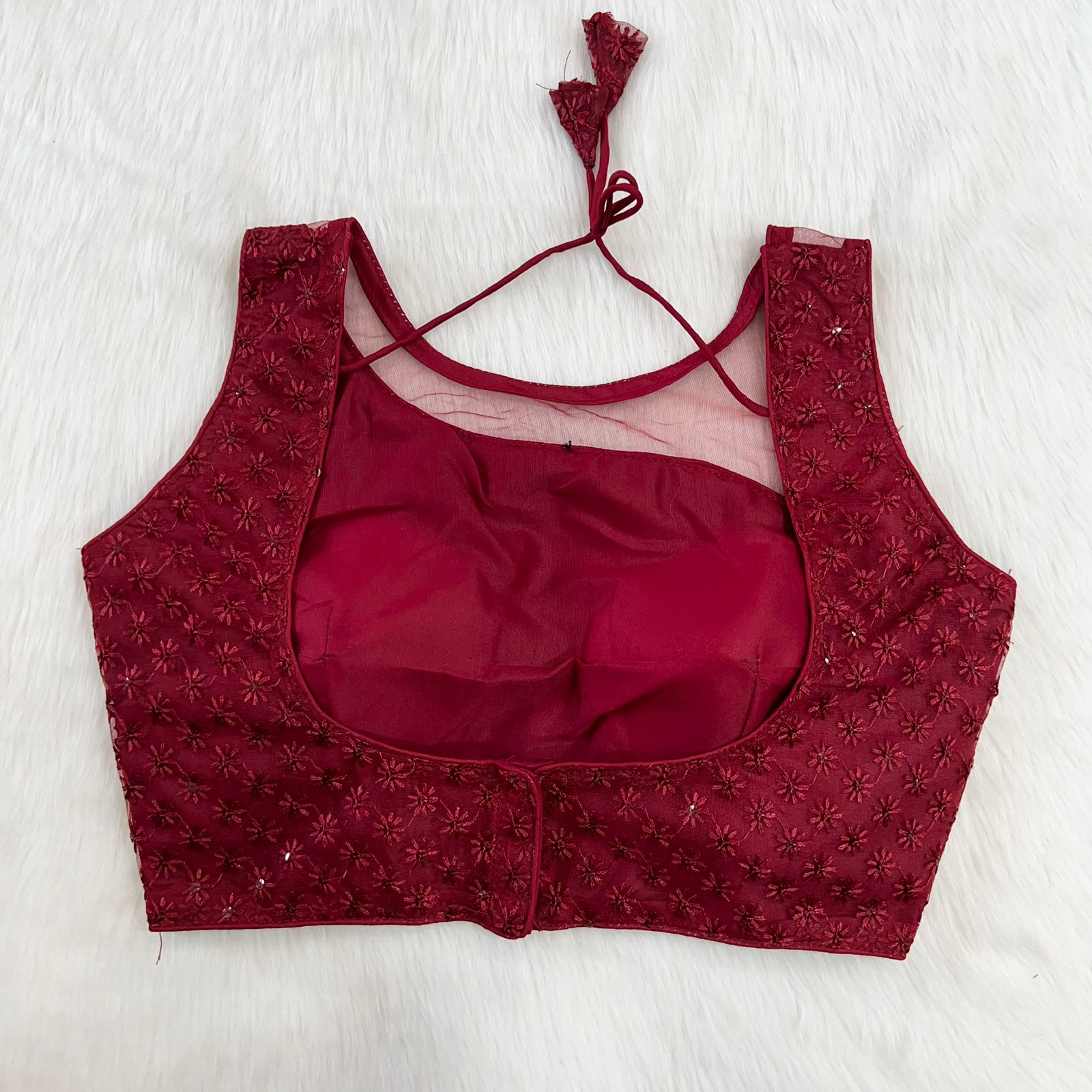 PARTY WEAR NET BLOUSE