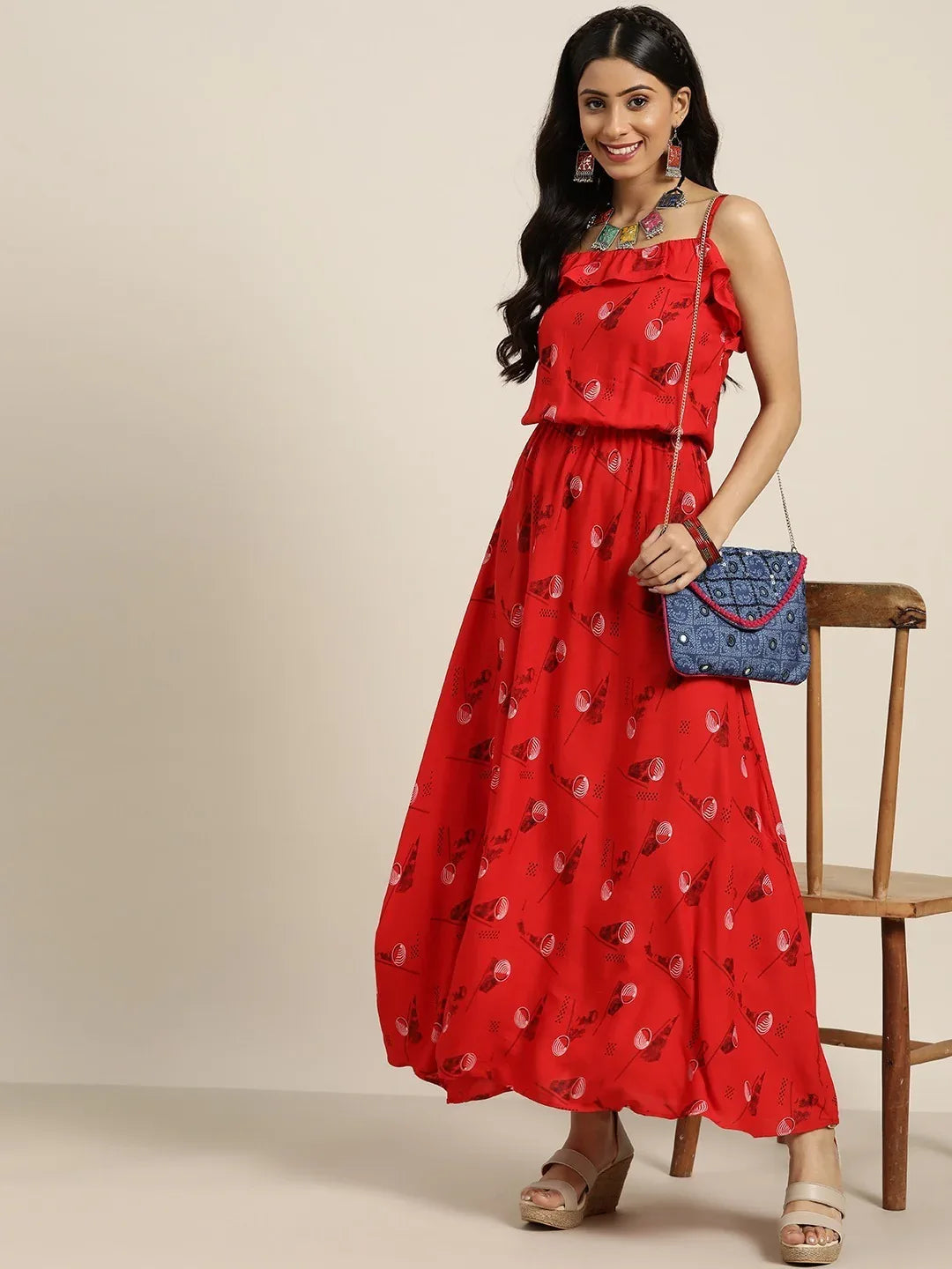 PARI FESTIVE WEAR SLUB COTTON KURTI - Anant Exports